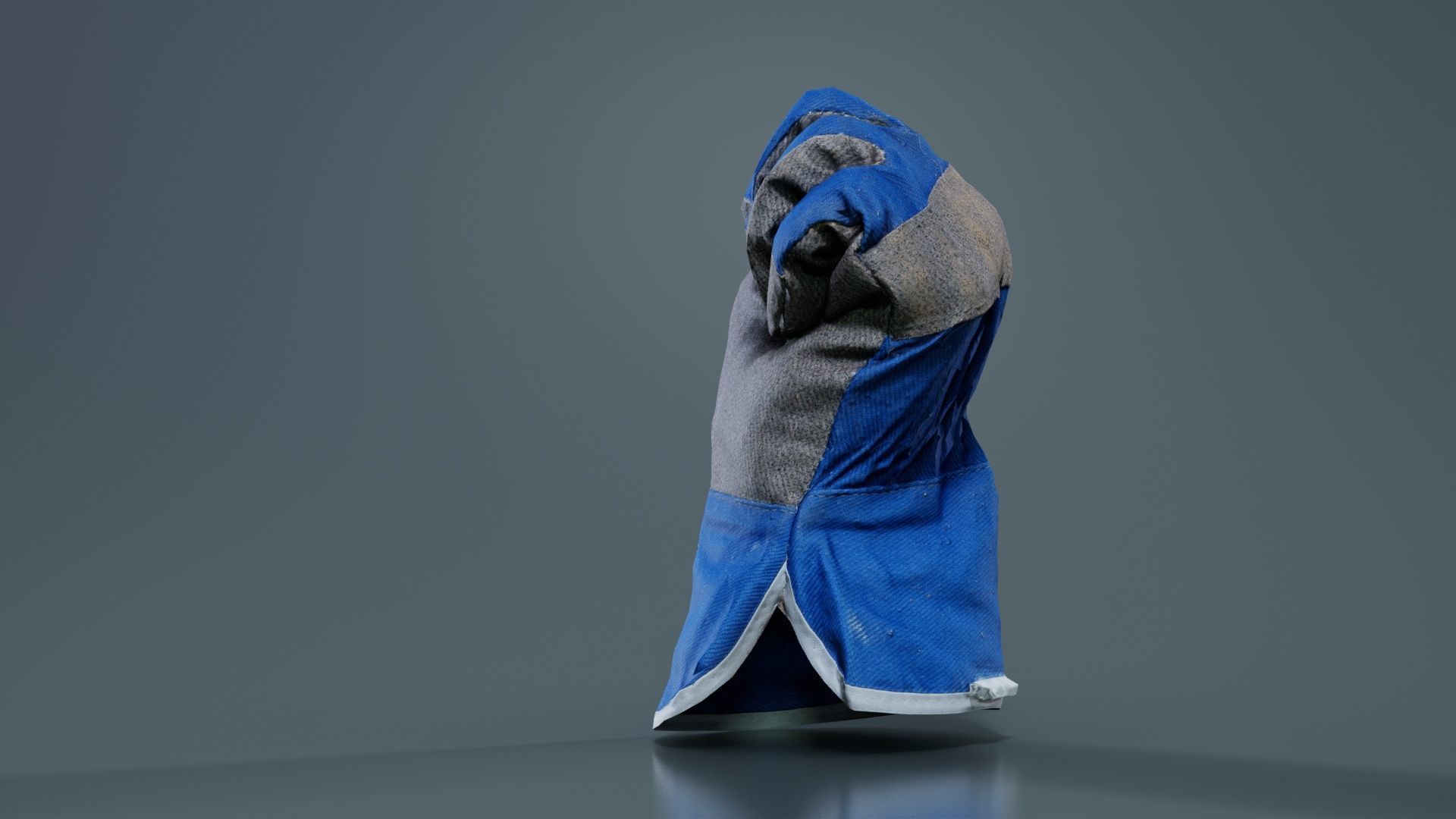 Gloved Hand 022 Low-poly 3D model_1