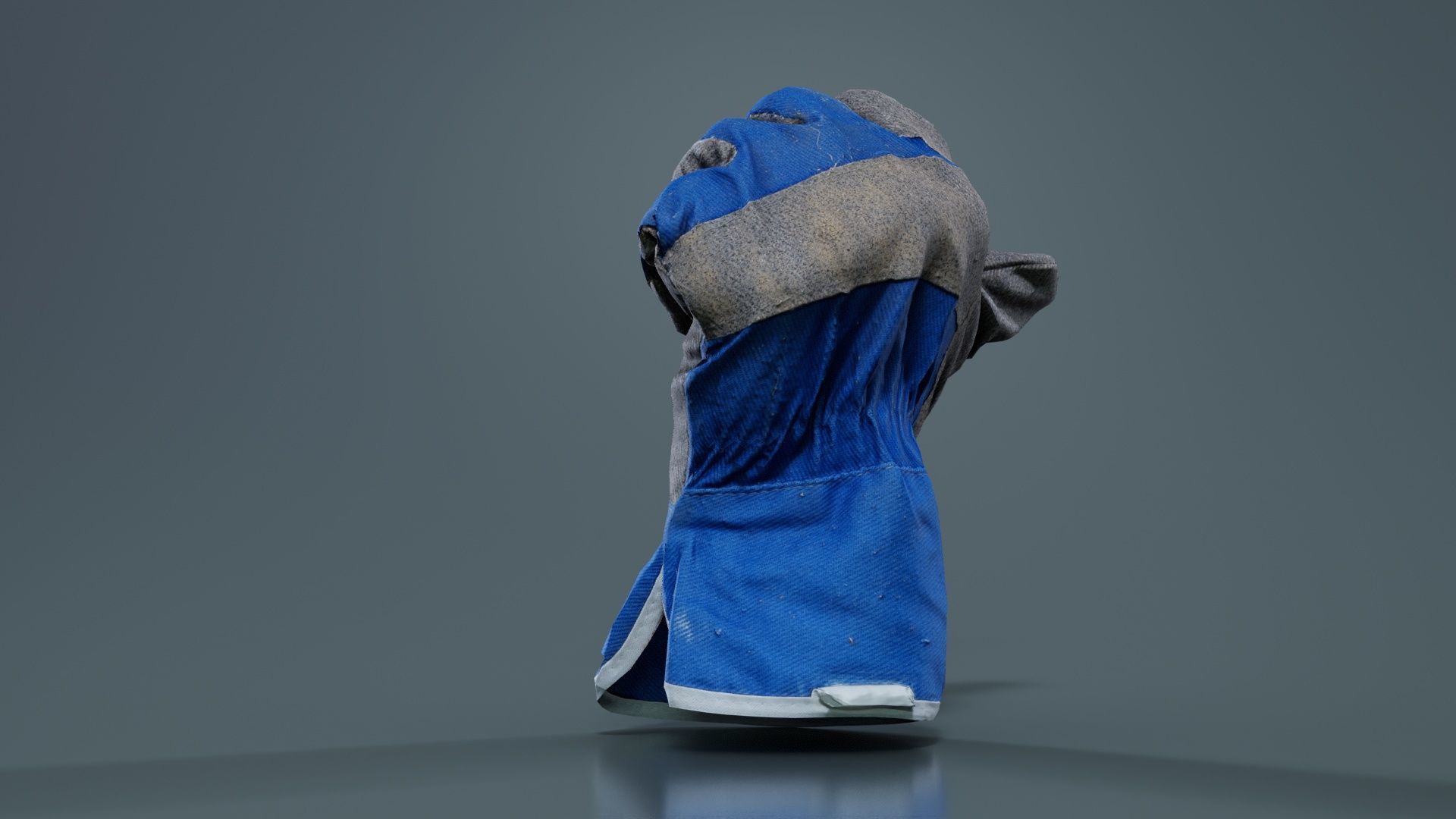 Gloved Hand 022 Low-poly 3D model_8