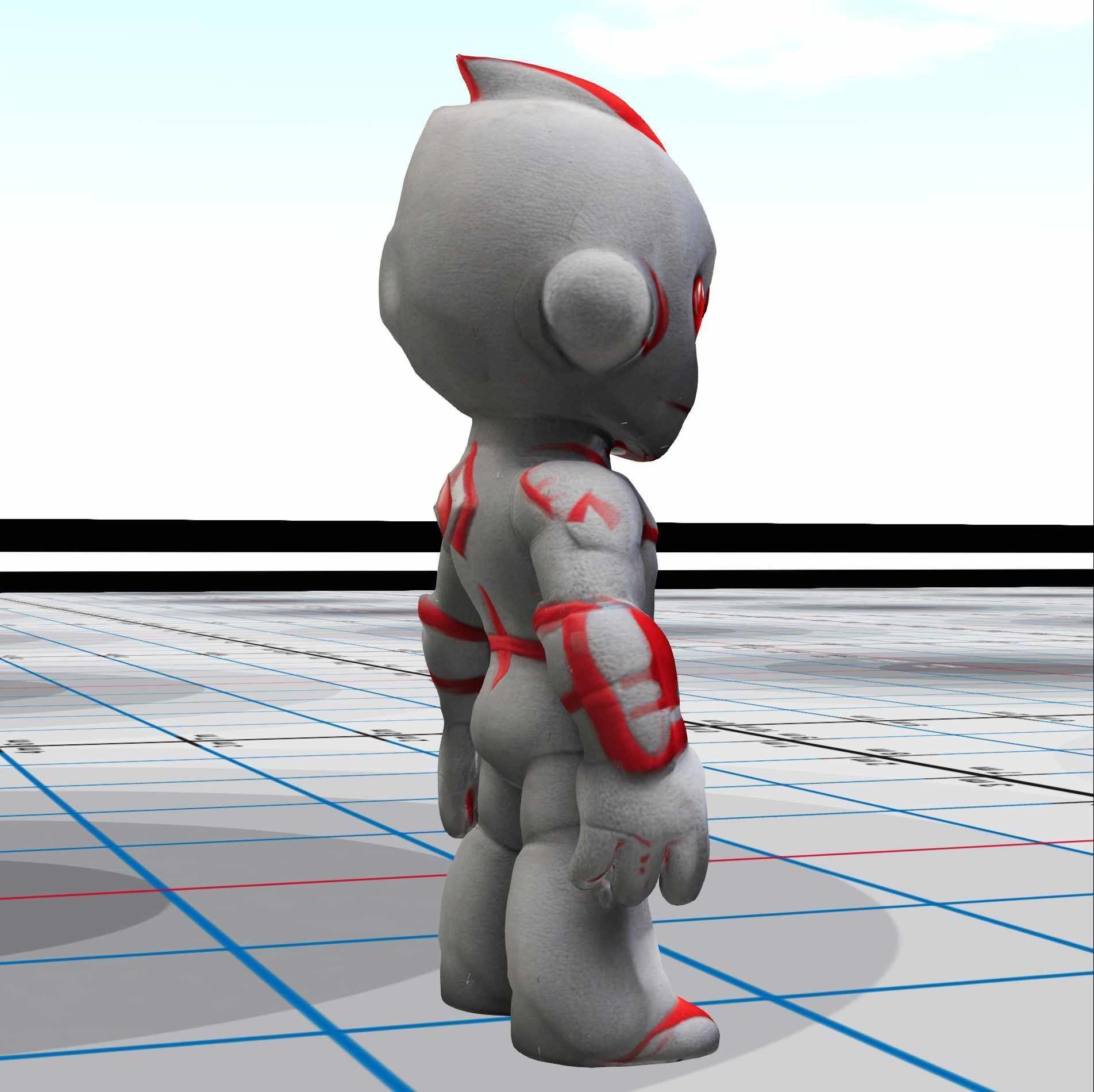 Minihero Ultramen Plush Collection 3D model_3