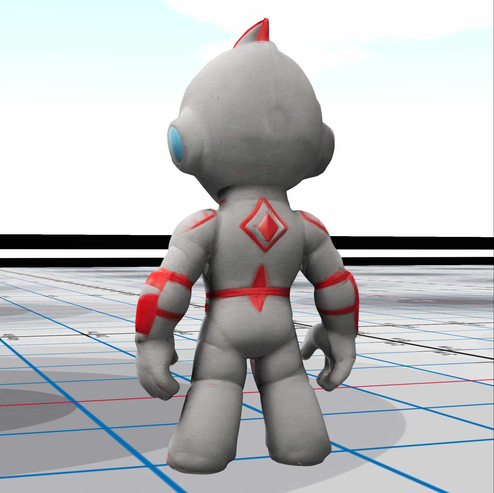 Minihero Ultramen Plush Collection 3D model_4