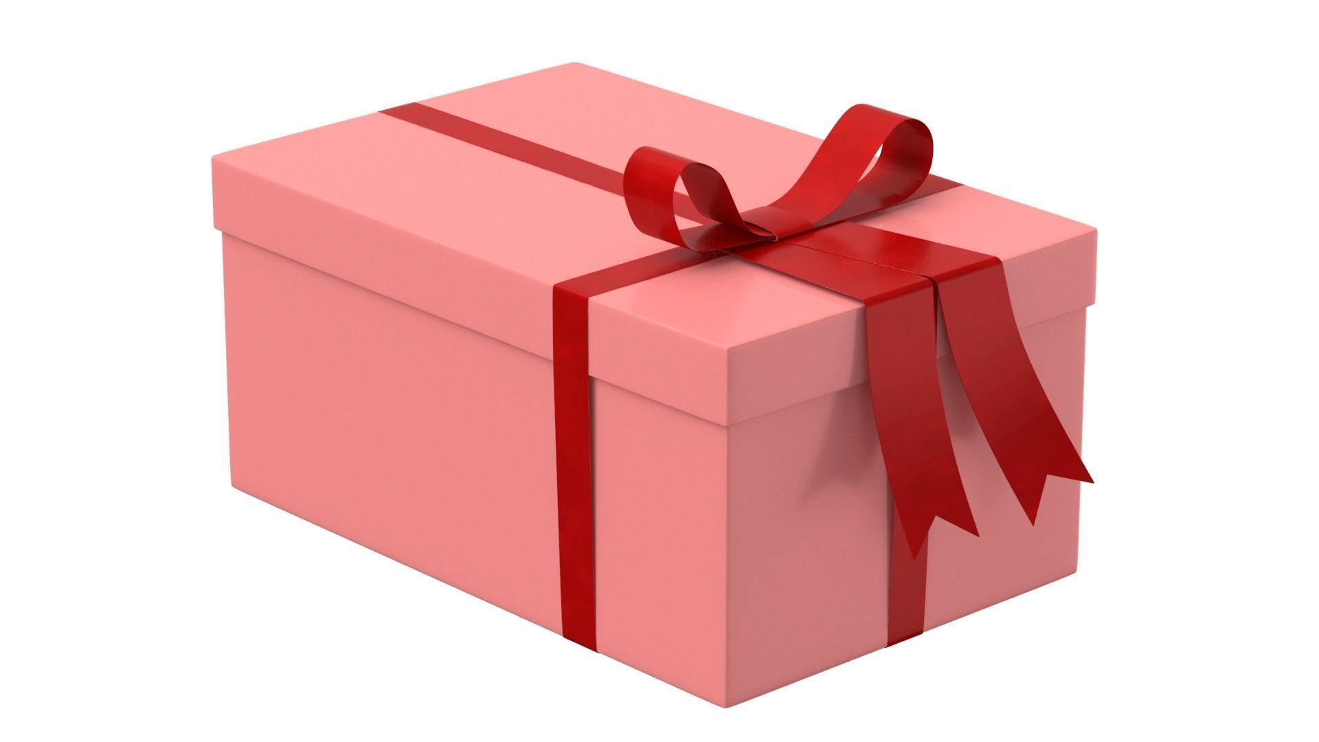 Gift box v4 3D model_1