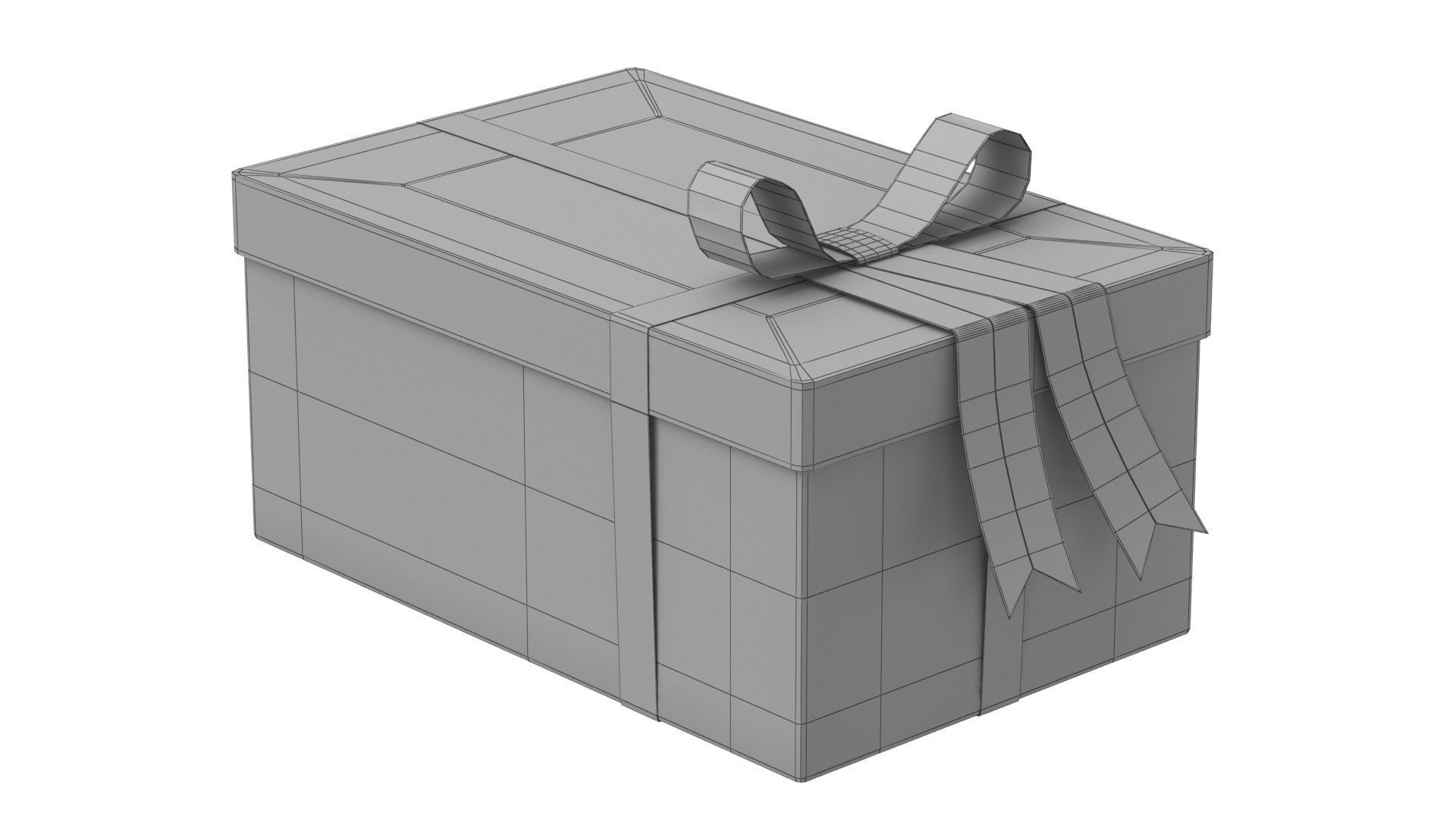 Gift box v4 3D model_5