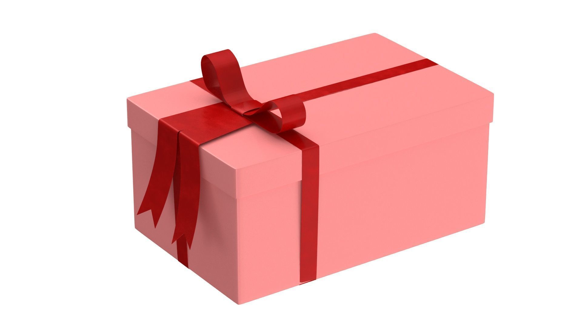 Gift box v4 3D model_2