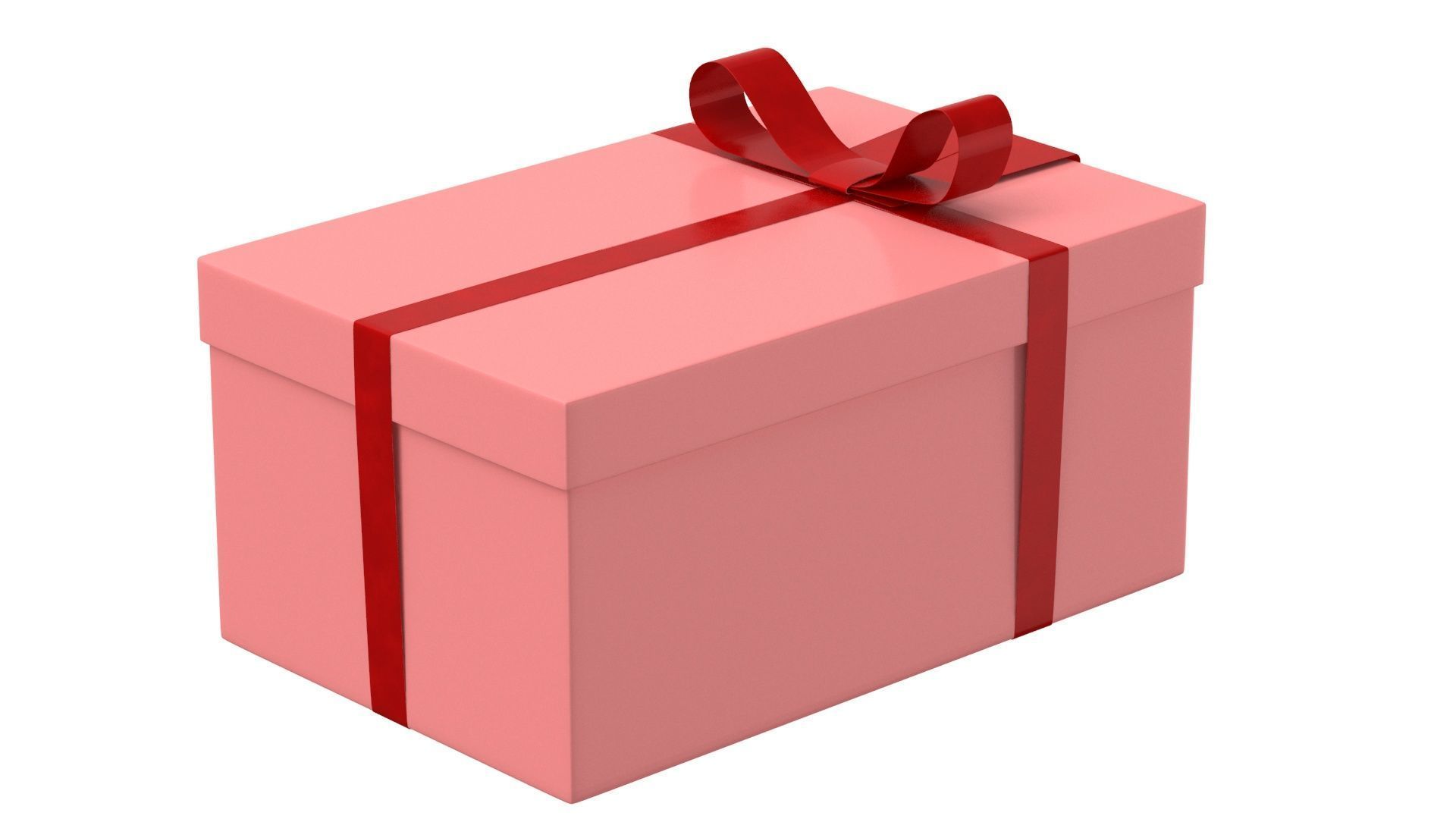 Gift box v4 3D model_4