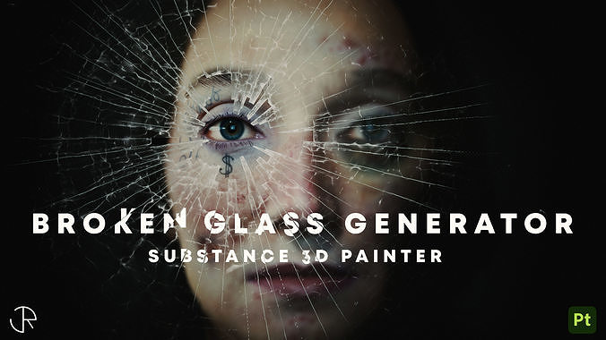 Broken Glass Generator Tool substance Painter Texture