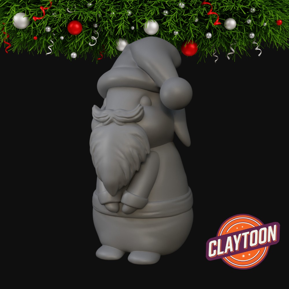 Christmas Santa Bunny 3D print model_3
