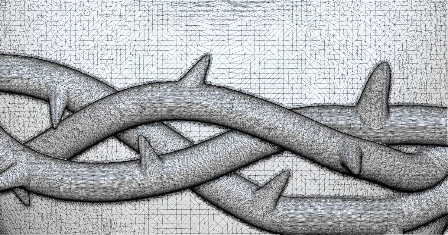 Sacred Heart of Jesus 2 3D Printed Model  3D print model_18