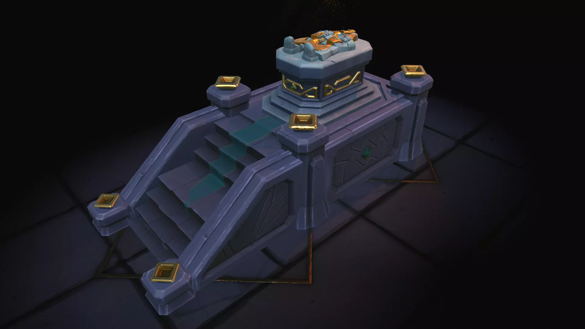 Kings Grave Low-poly 3D model