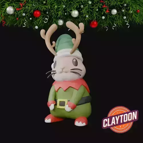  Christmas Reindeer Elf Bunny 3D print model