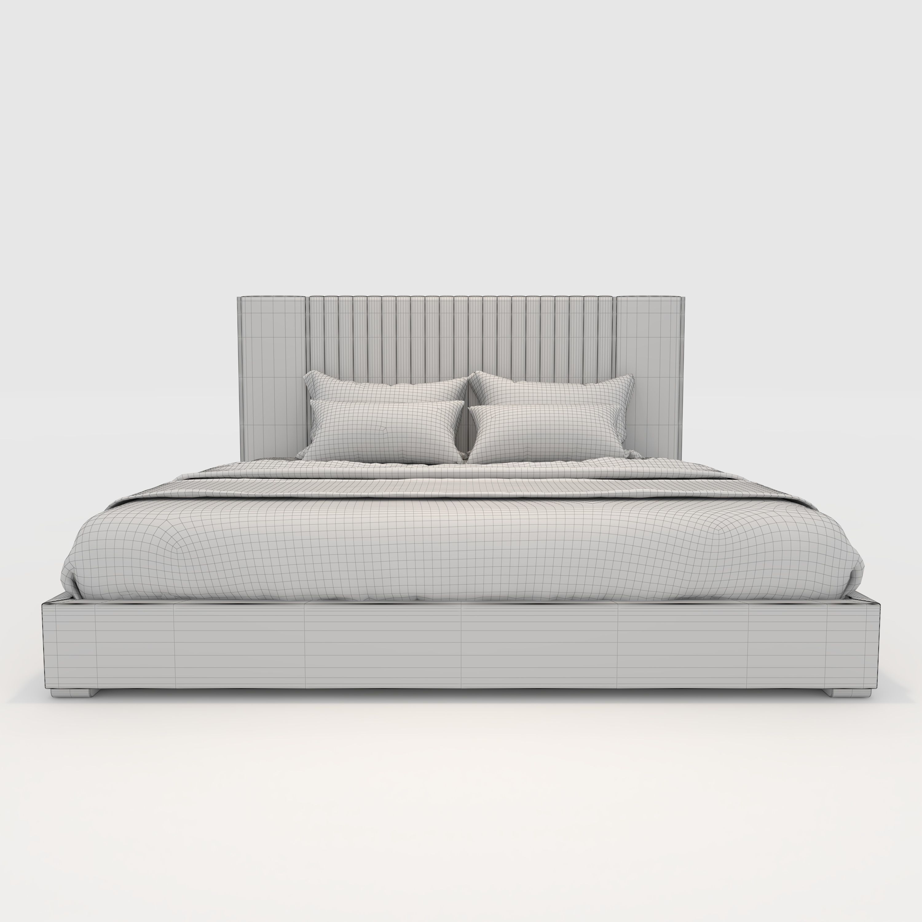 Bed 3 3D model_3