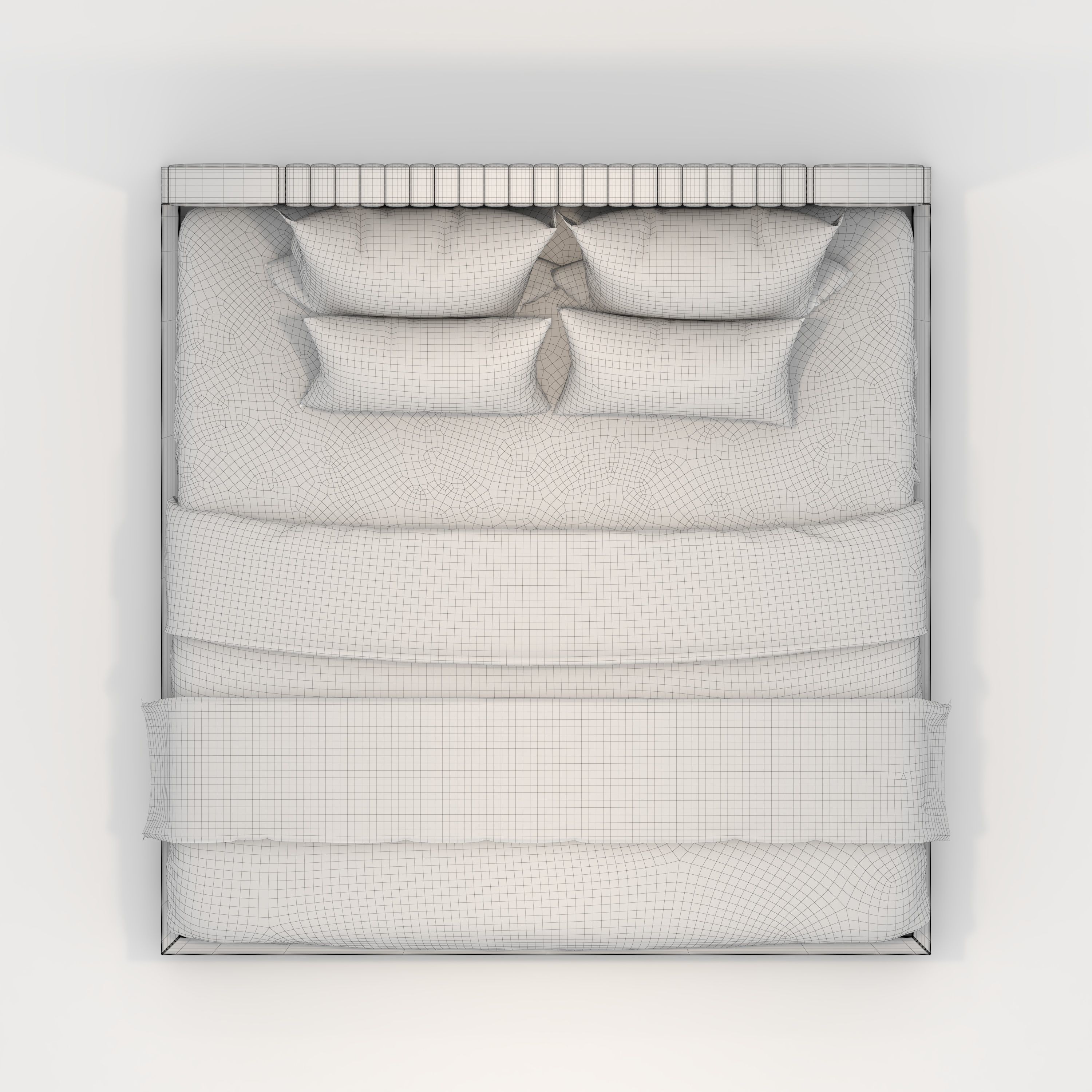 Bed 3 3D model_13