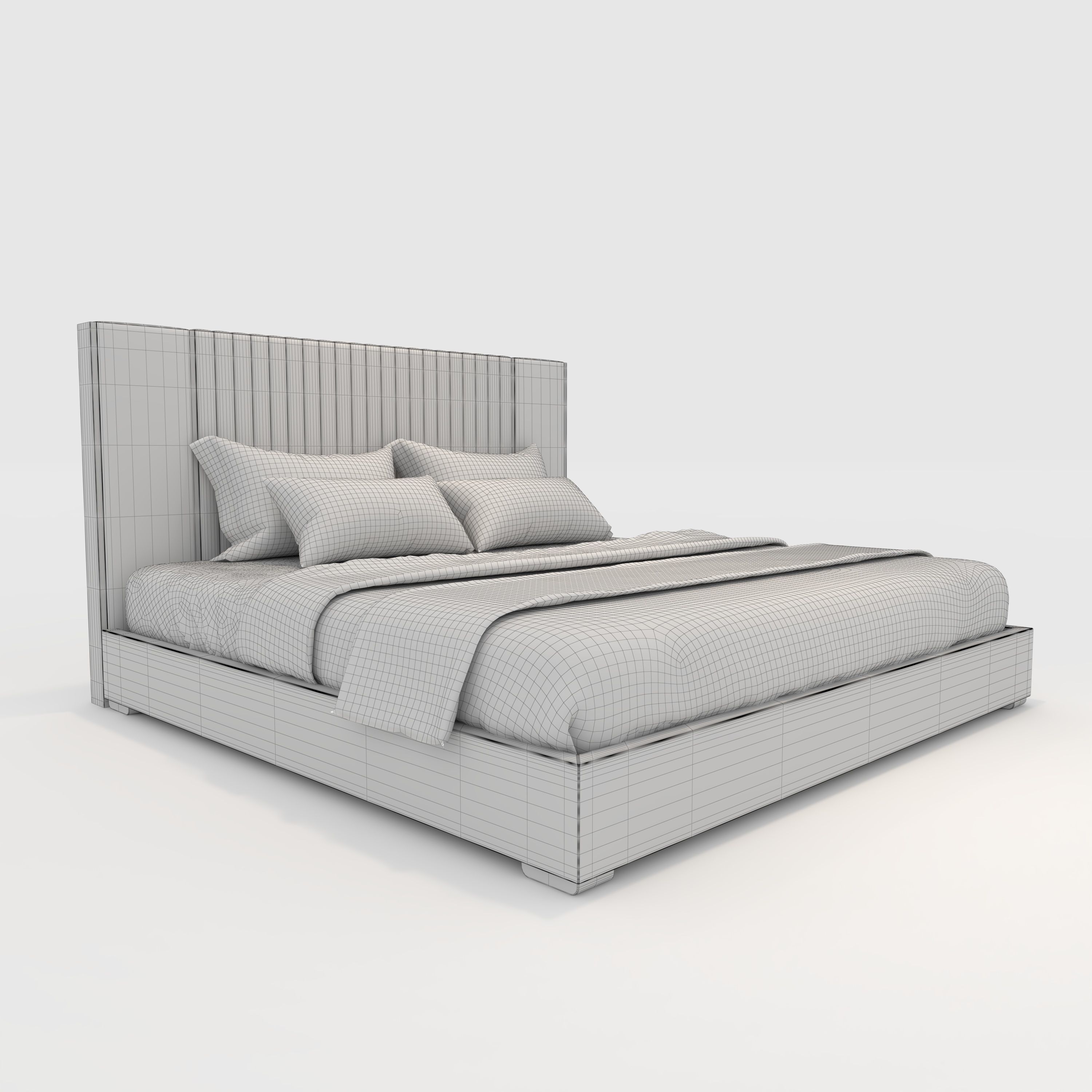 Bed 3 3D model_1