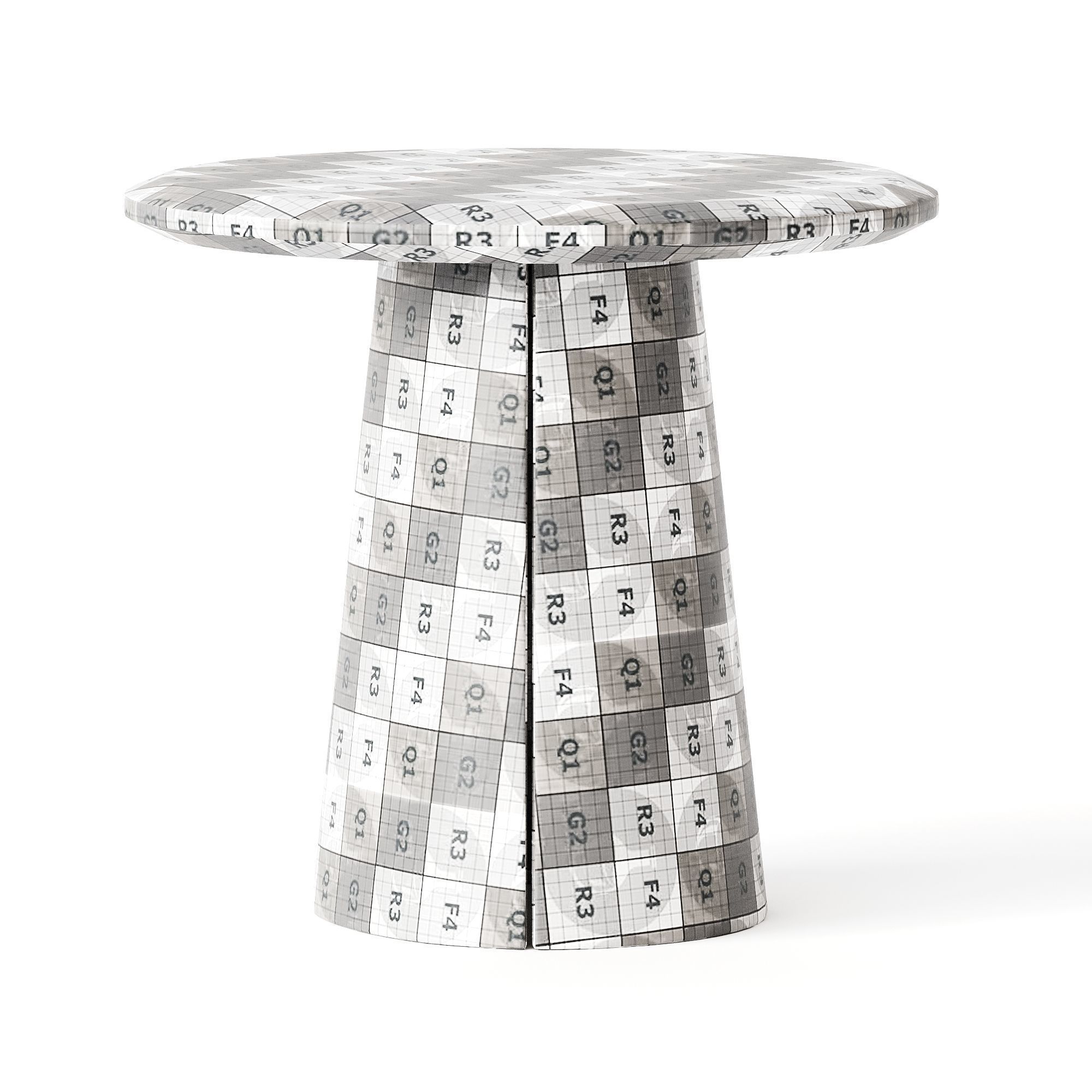 Sol studio Malakai Side Table 3D model_6