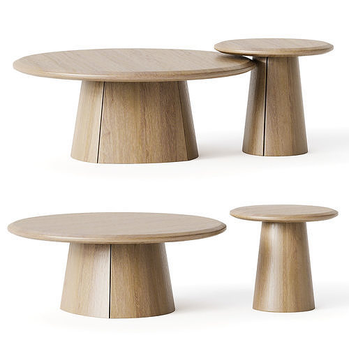 Sol studio Malakai Side Table 3D model