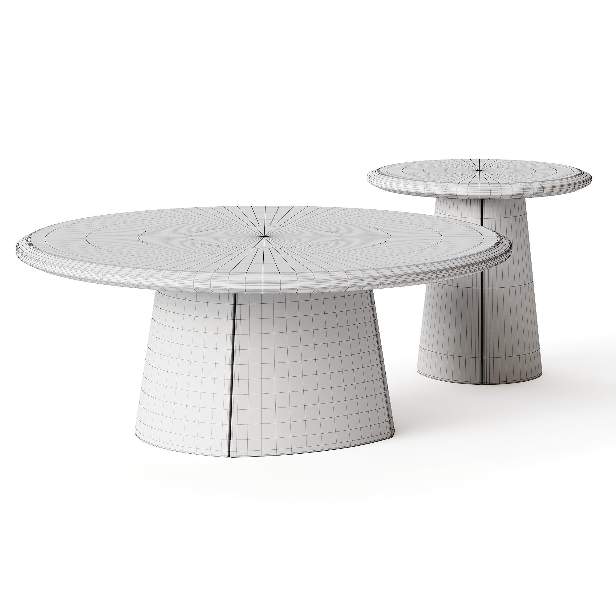 Sol studio Malakai Side Table 3D model_4