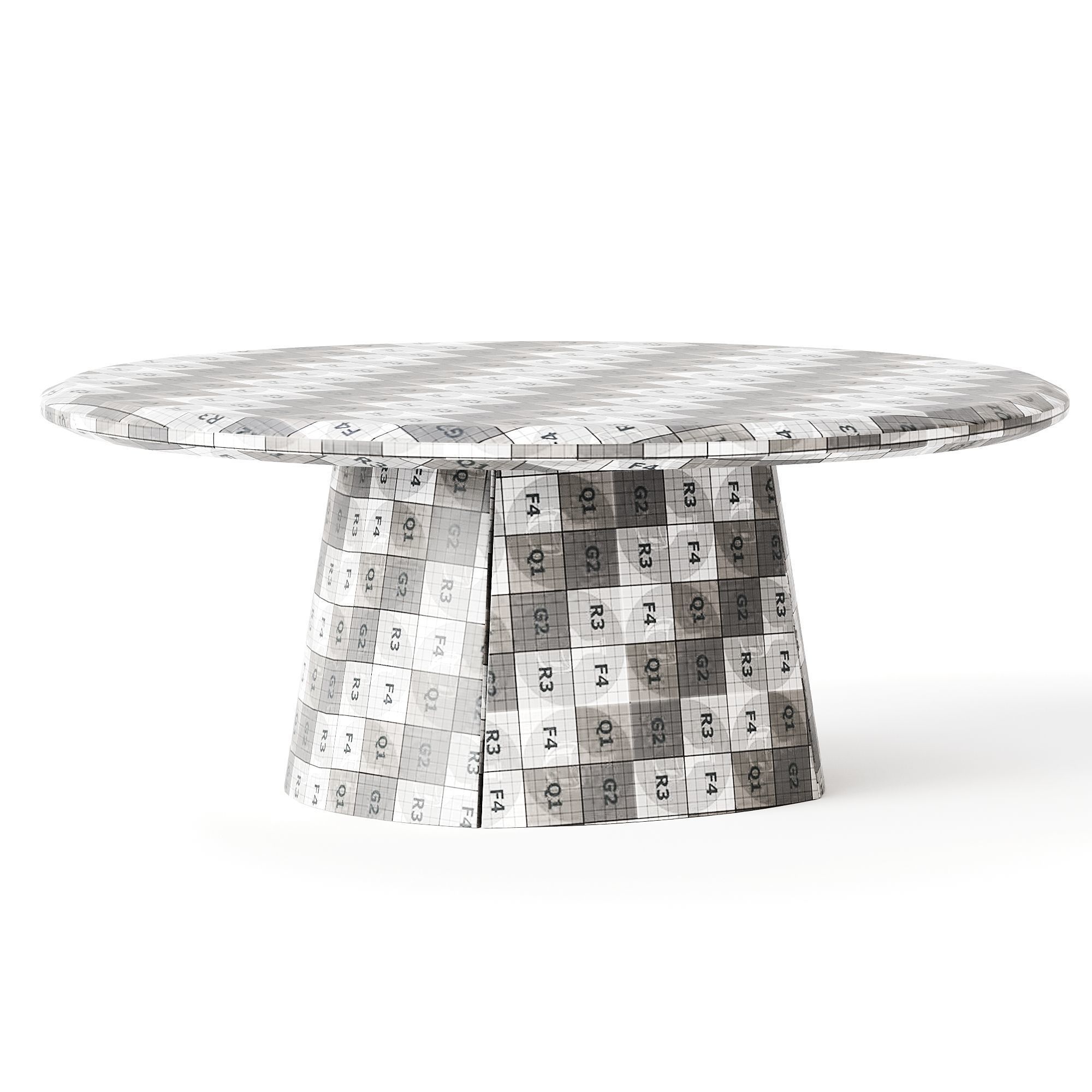 Sol studio Malakai Side Table 3D model_5