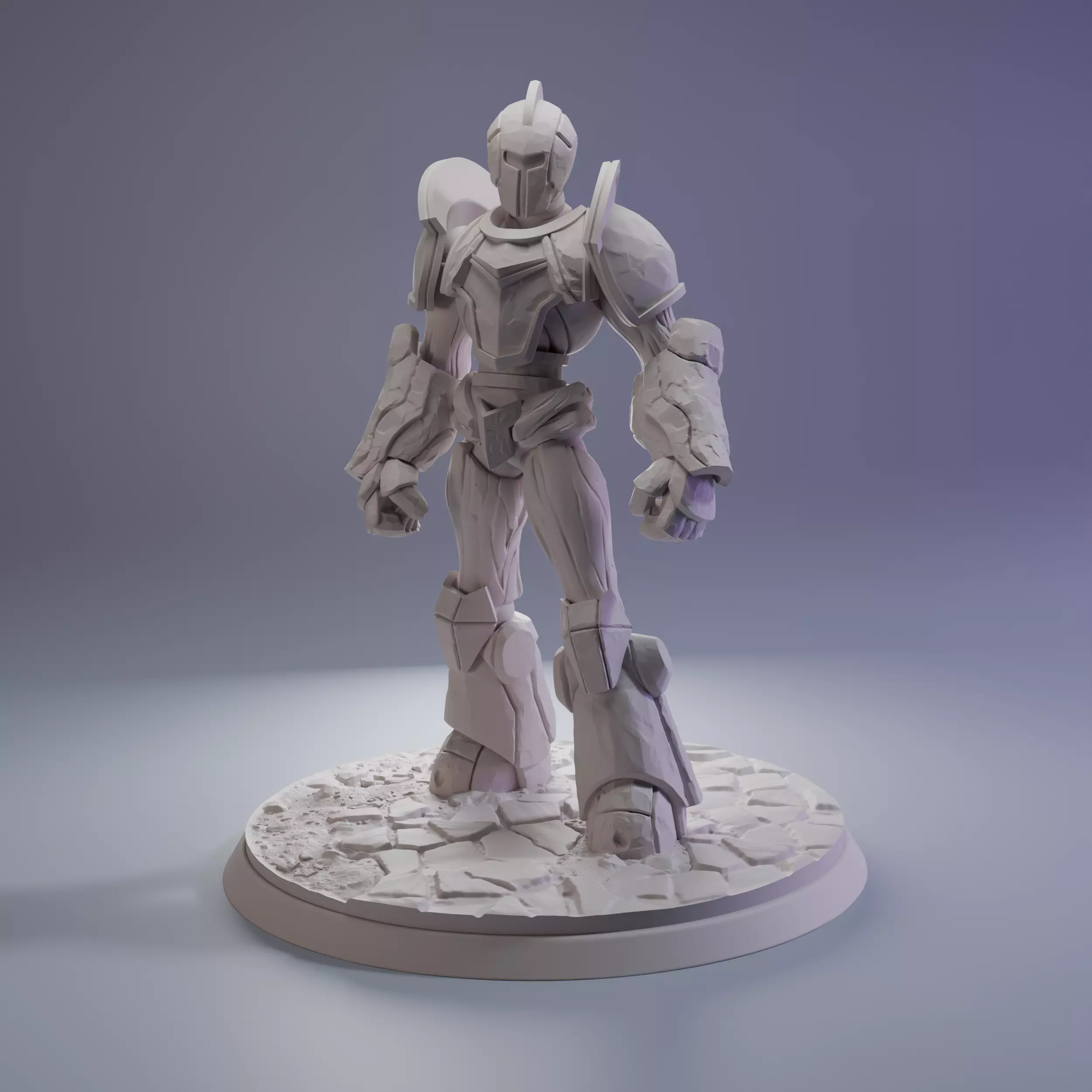 Guardian Construct Pre supported 3D print model_0