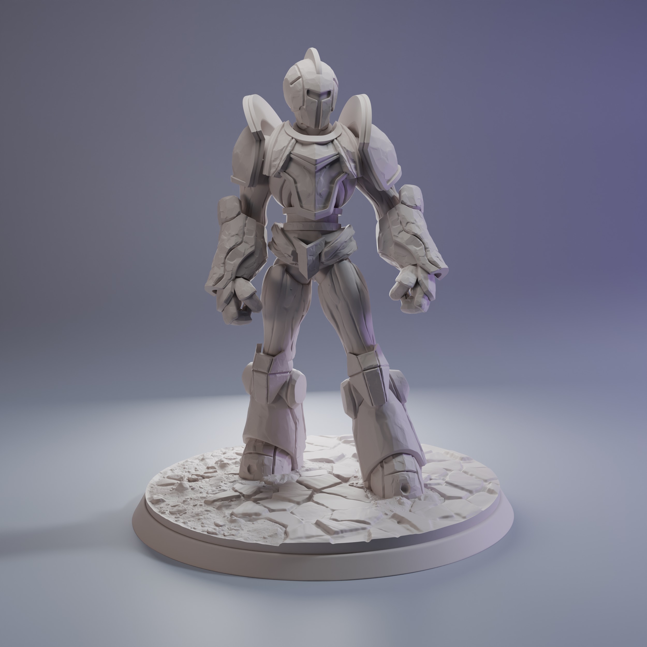 Guardian Construct Pre supported 3D print model_2
