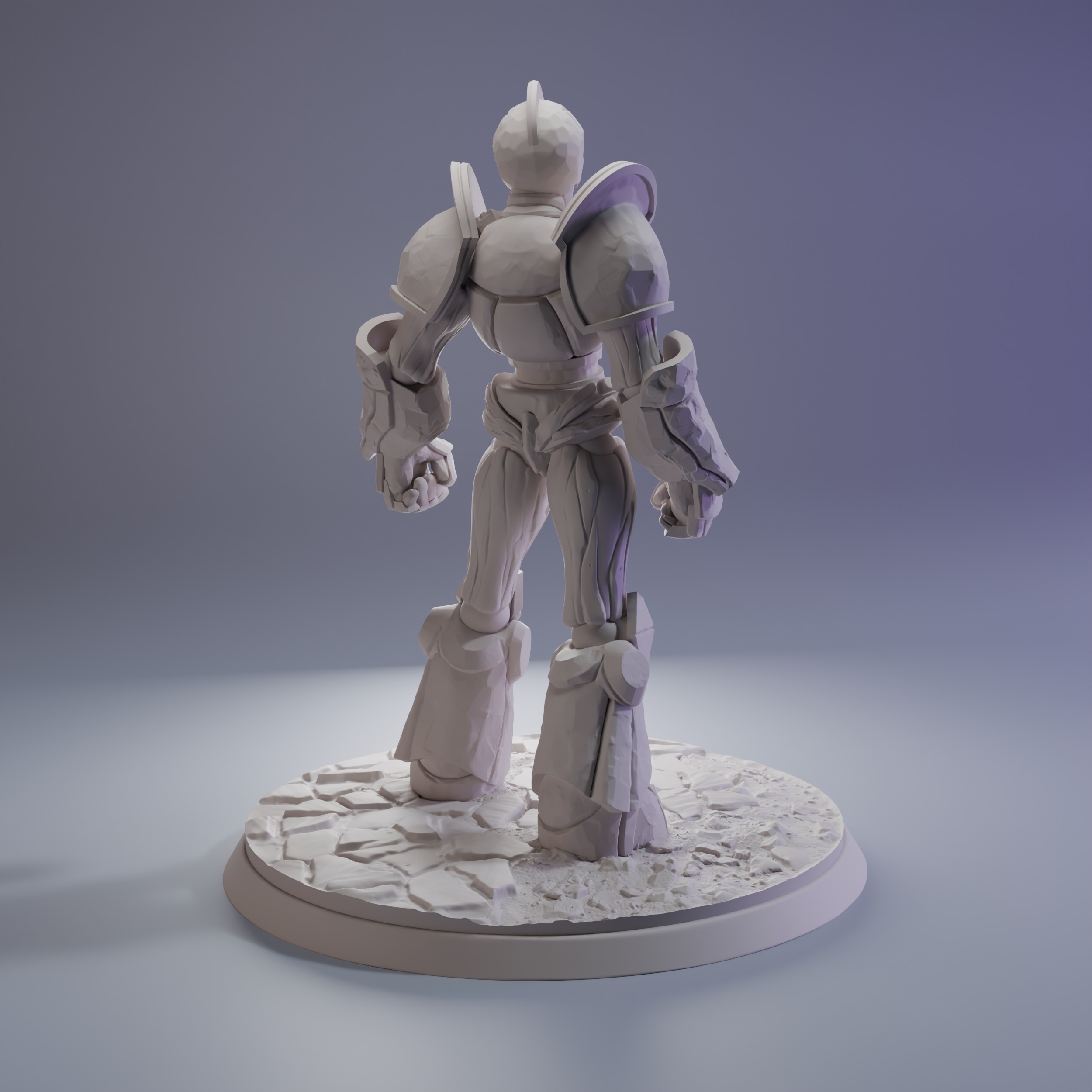Guardian Construct Pre supported 3D print model_1