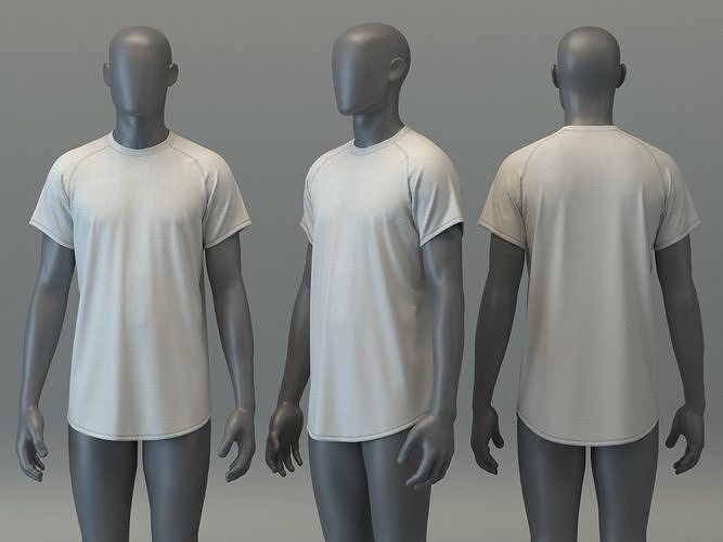 Sports Raglan SS Tee 3D model