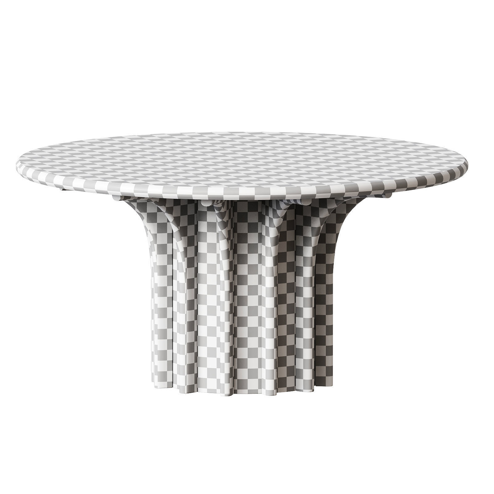 Rib Table Oak Nau 3D model_5