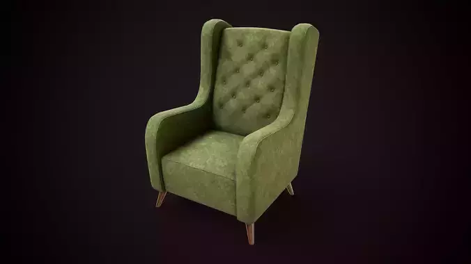Classic Wingback Armchair