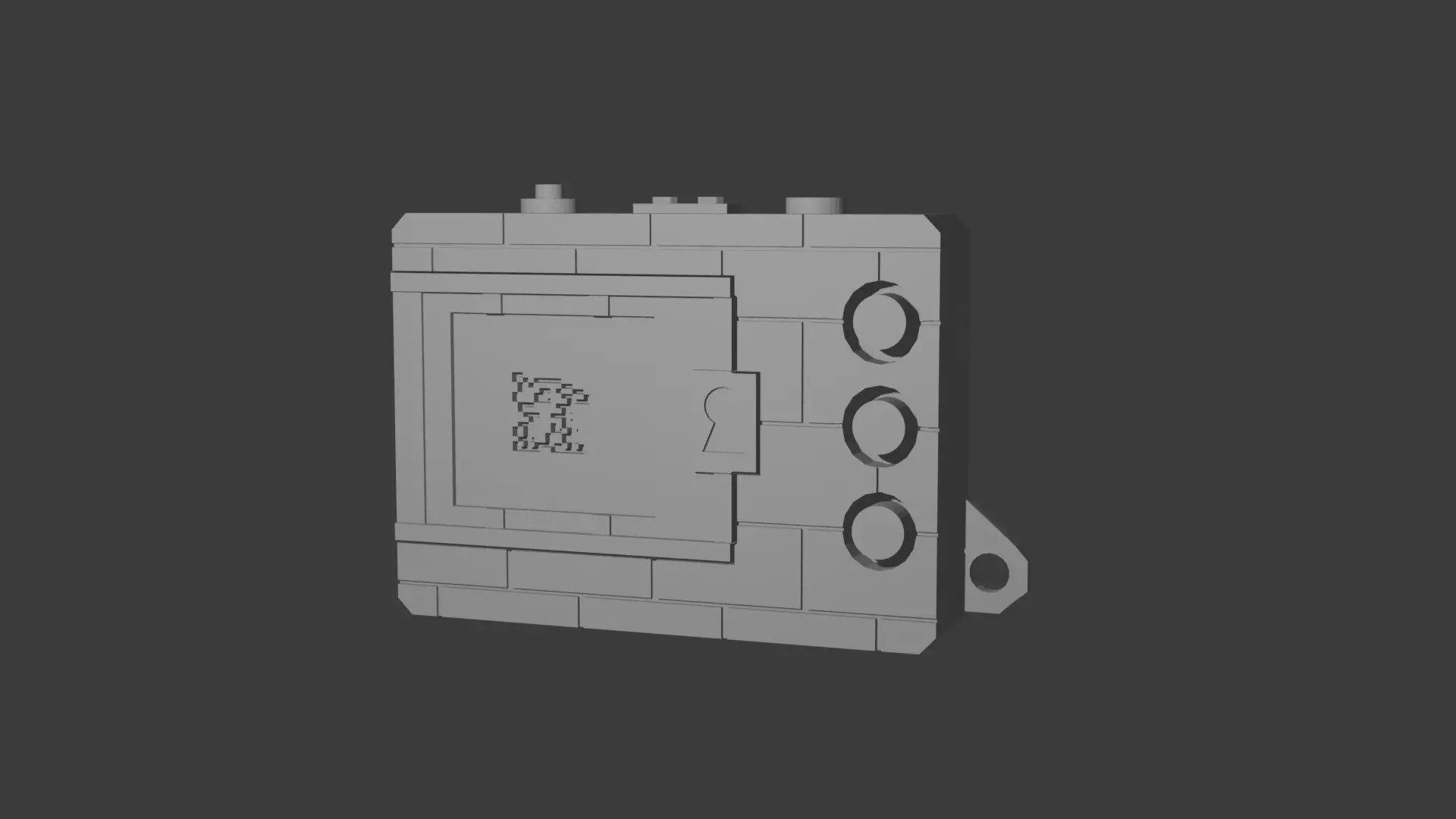 Digivice V1 - Gabumon Version 3D print model