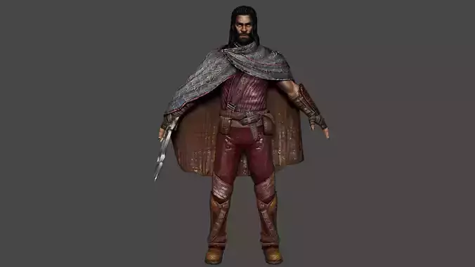 Heimdall  Low-poly 3D model