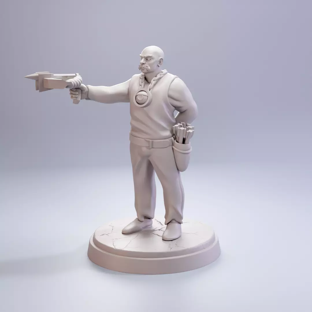 The Seers - Crossbow Acolyte Cultist Pre supported 3D print model_0