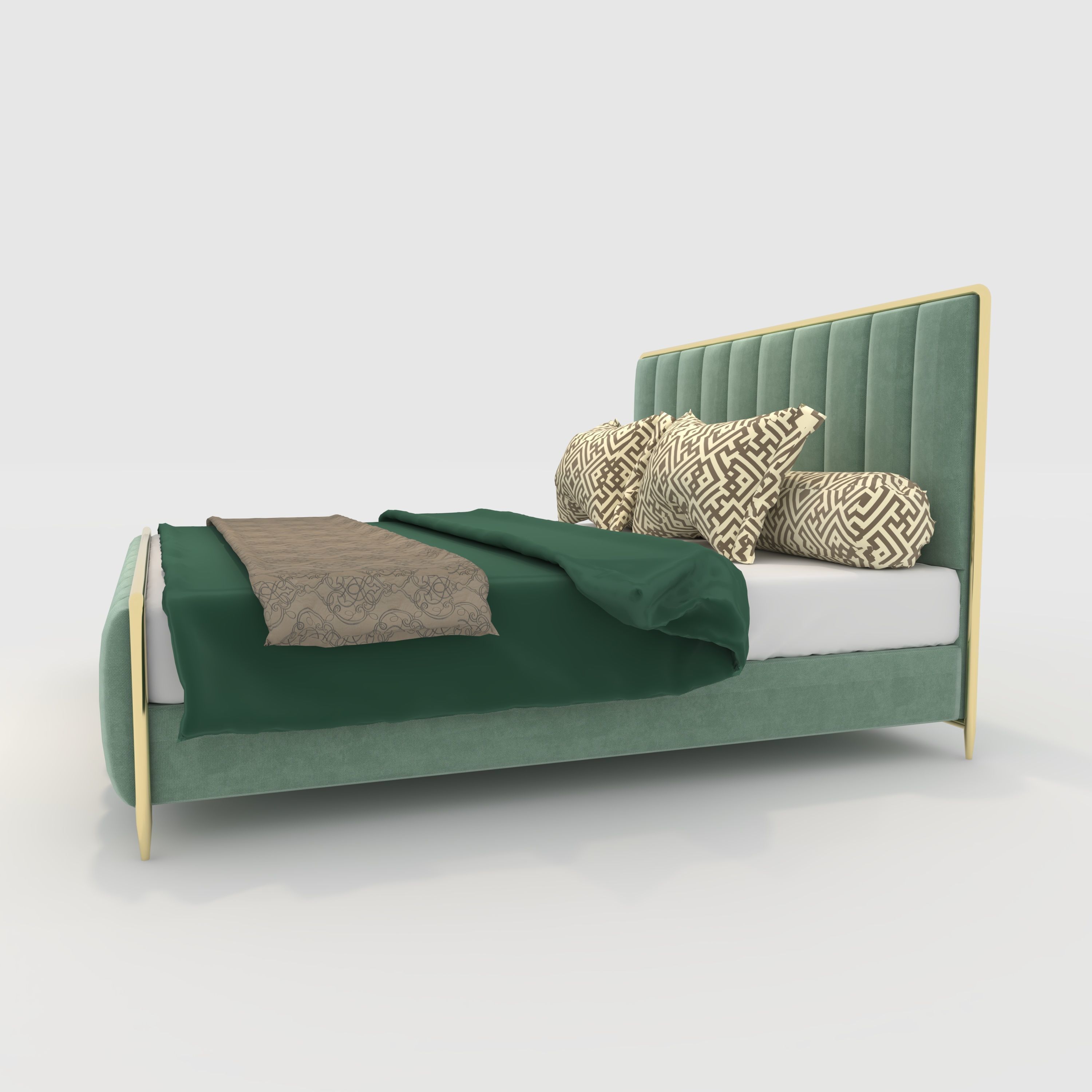 Bed 4 3D model_4