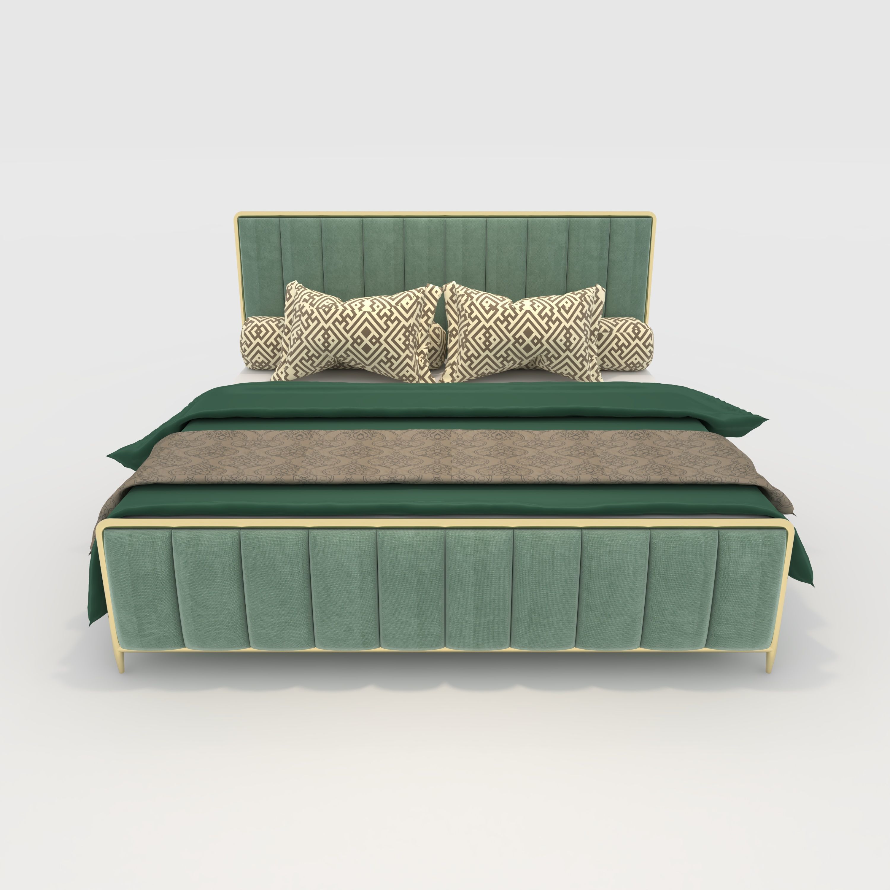 Bed 4 3D model_8