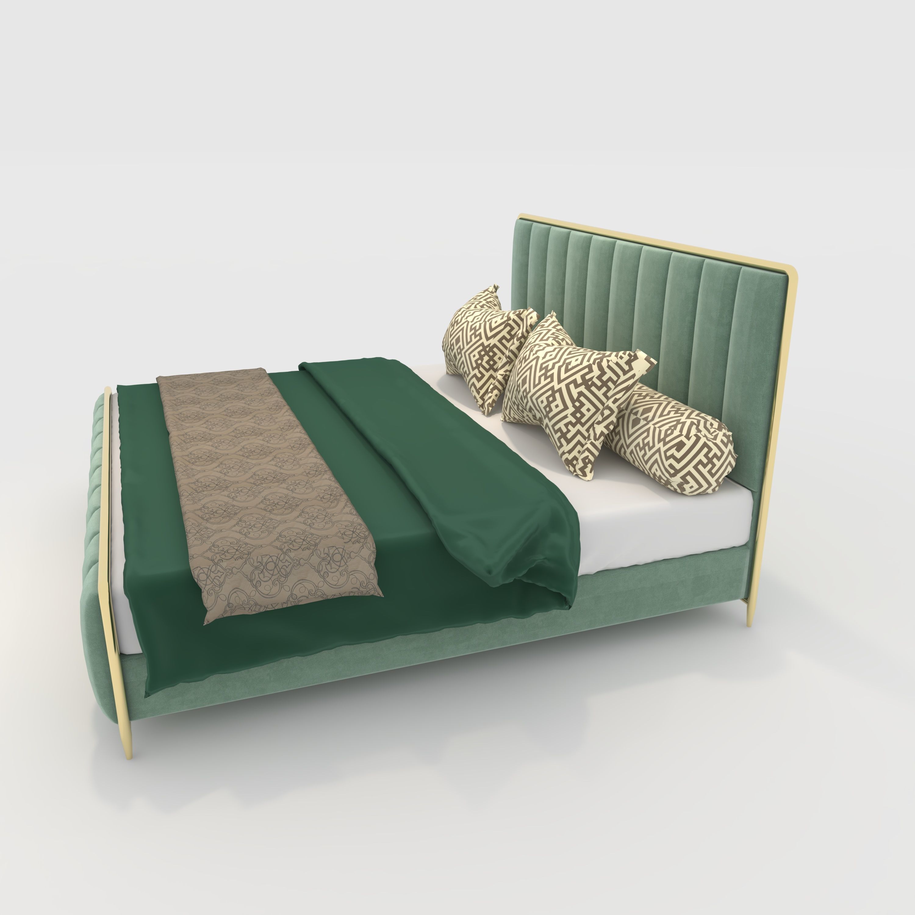 Bed 4 3D model_10
