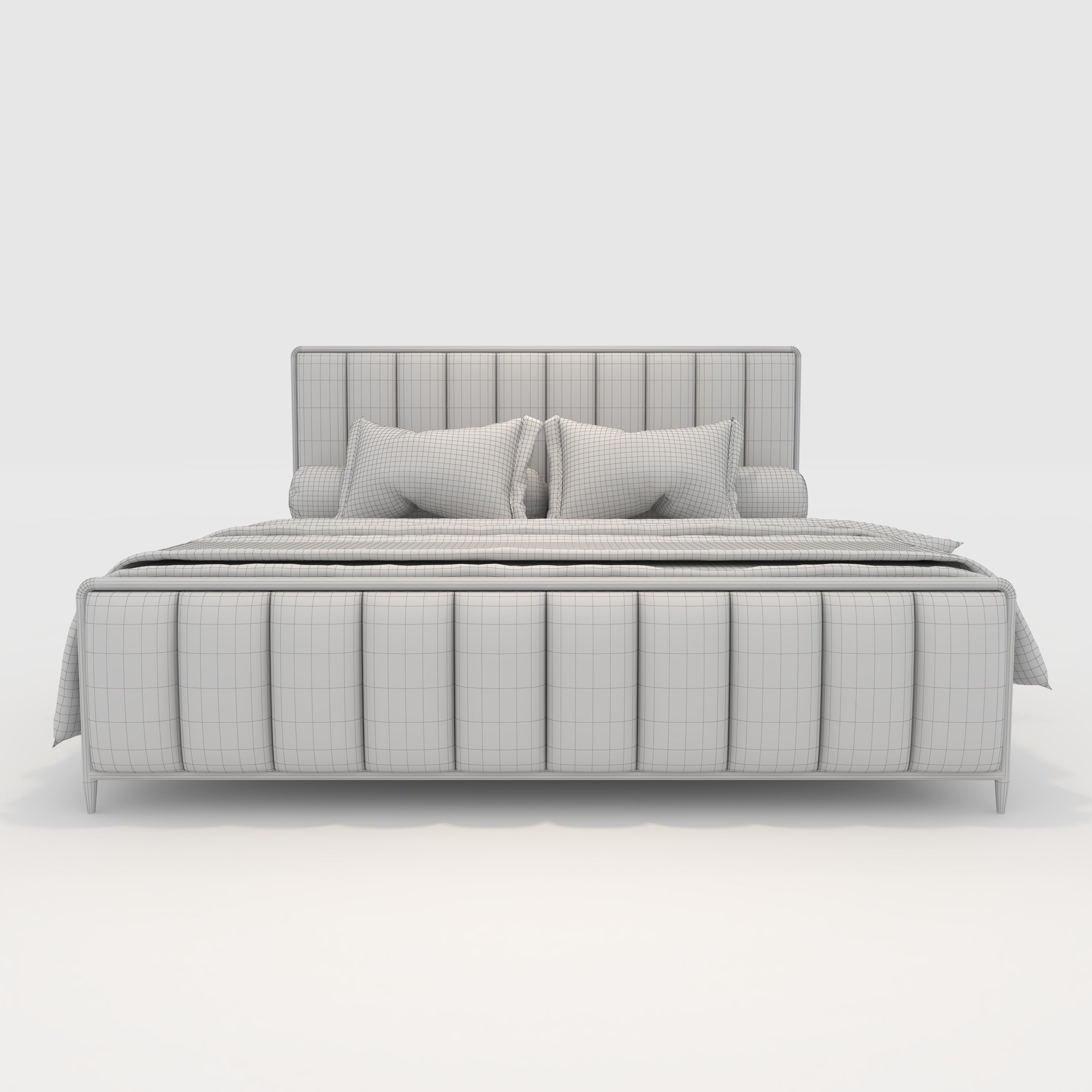 Bed 4 3D model_3