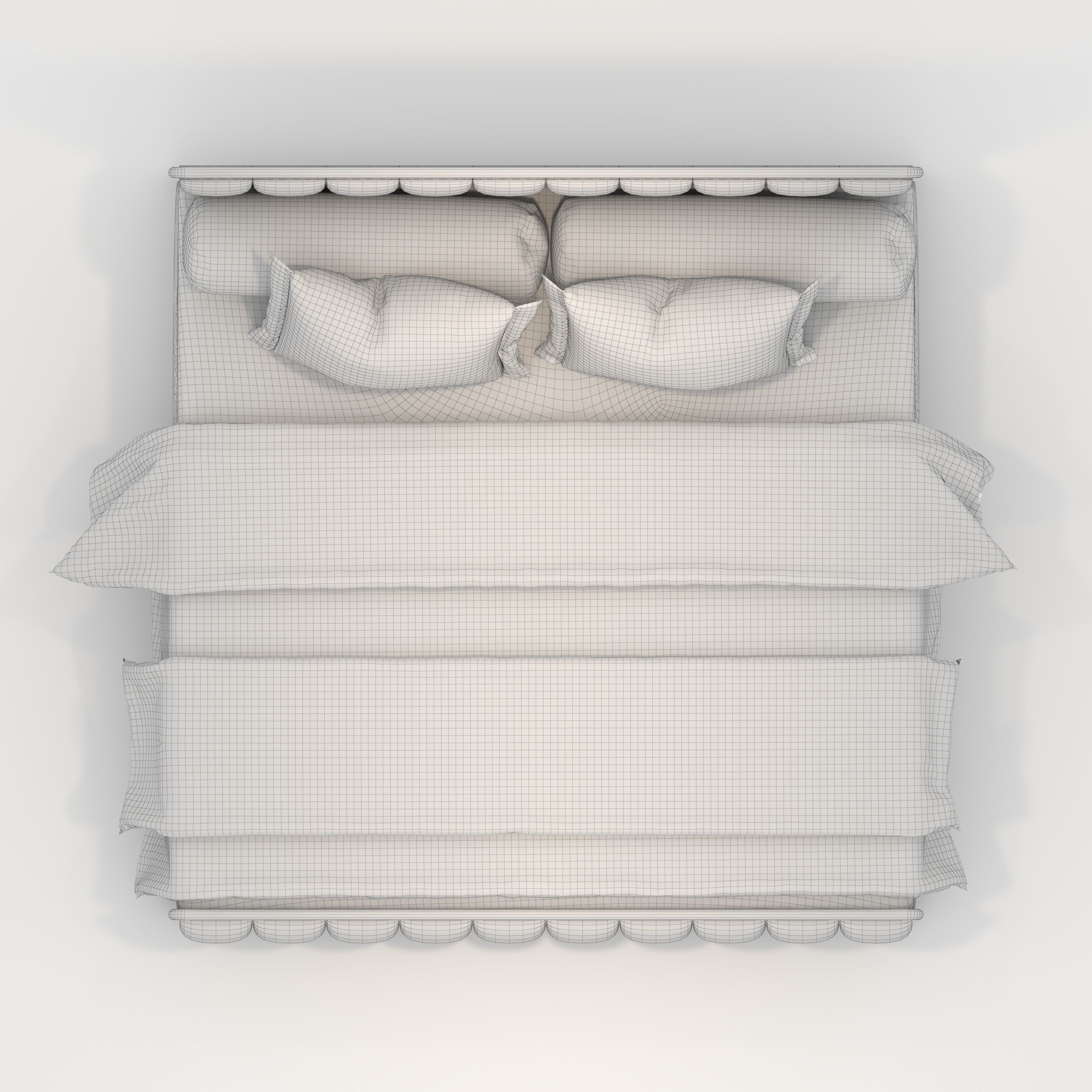 Bed 4 3D model_13