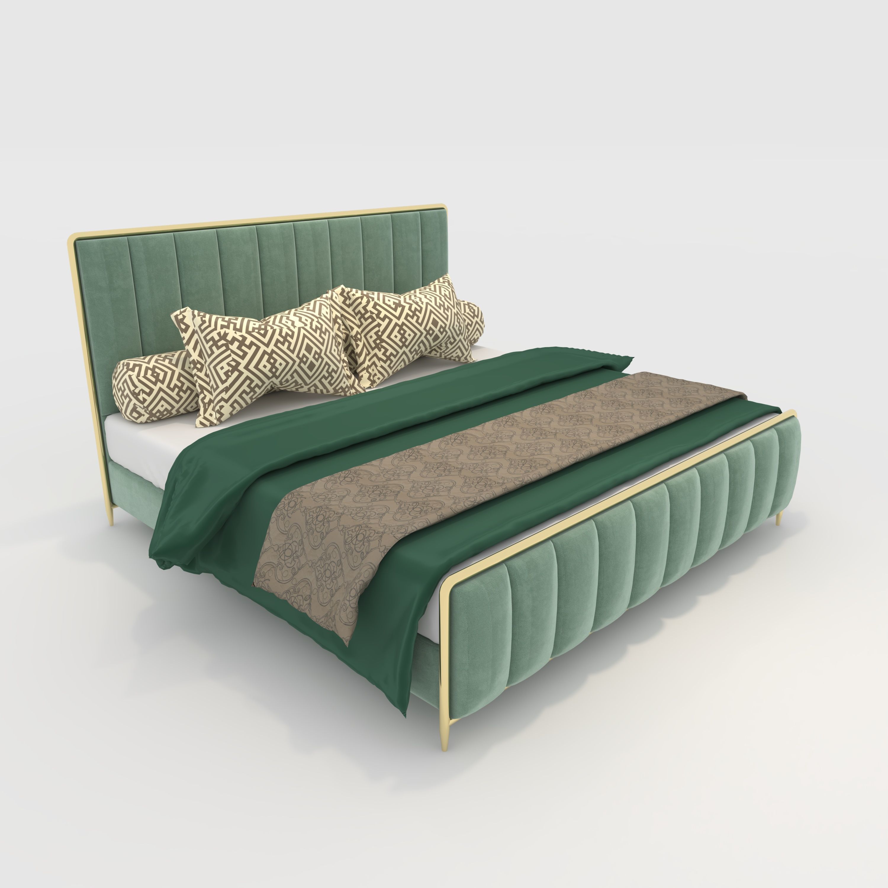 Bed 4 3D model_6