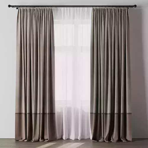 curtain with rod 03