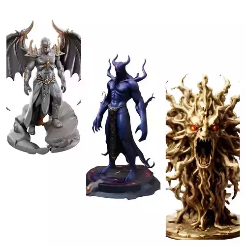 Infernal Champions Trio 3D print model