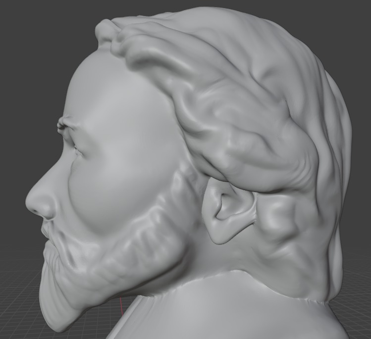 William Harvey 3D print model_8