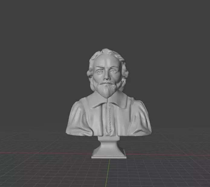 William Harvey 3D print model_0