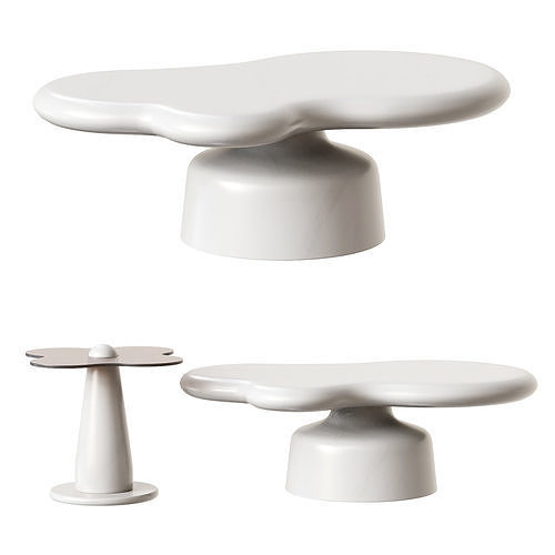 Cloud Coffee Table Set 3D model