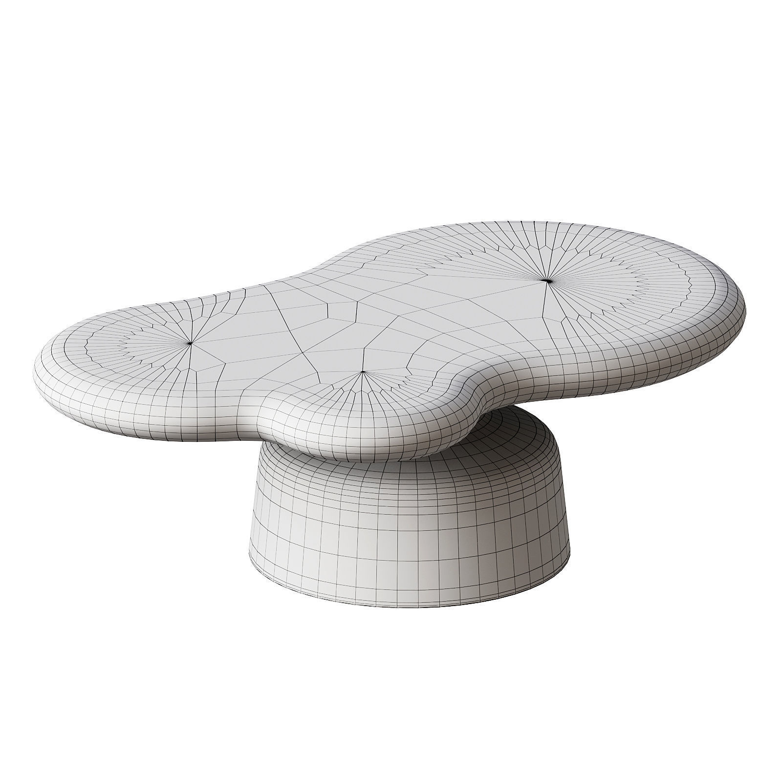 Cloud Coffee Table Set 3D model_4