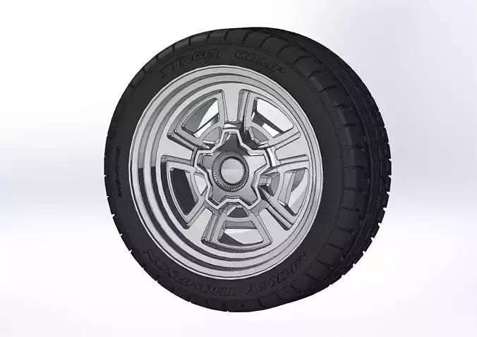 Custom wheels American Racing Marauder for scale model 