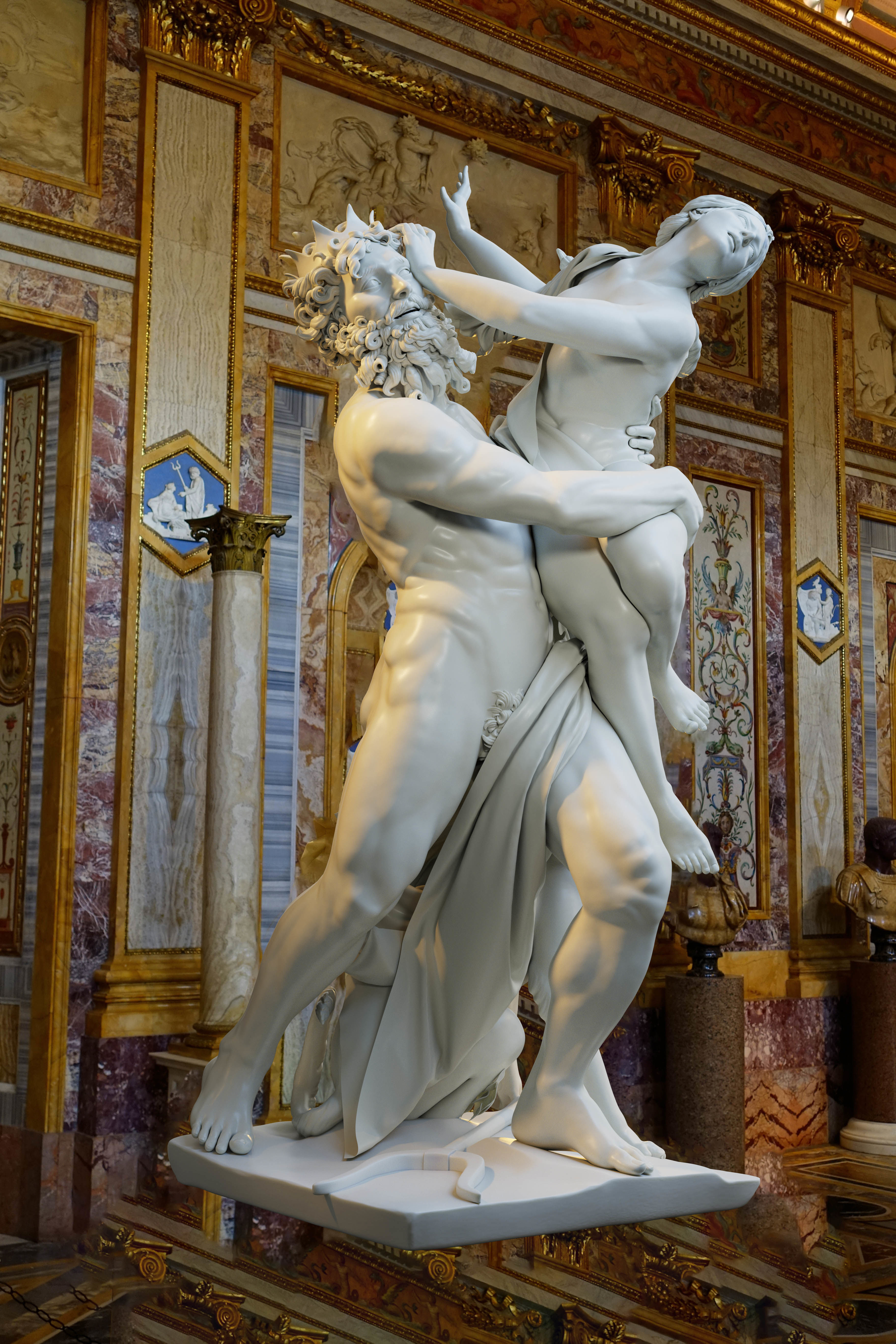 The Rape of Proserpina Sculpture 3D print model_4