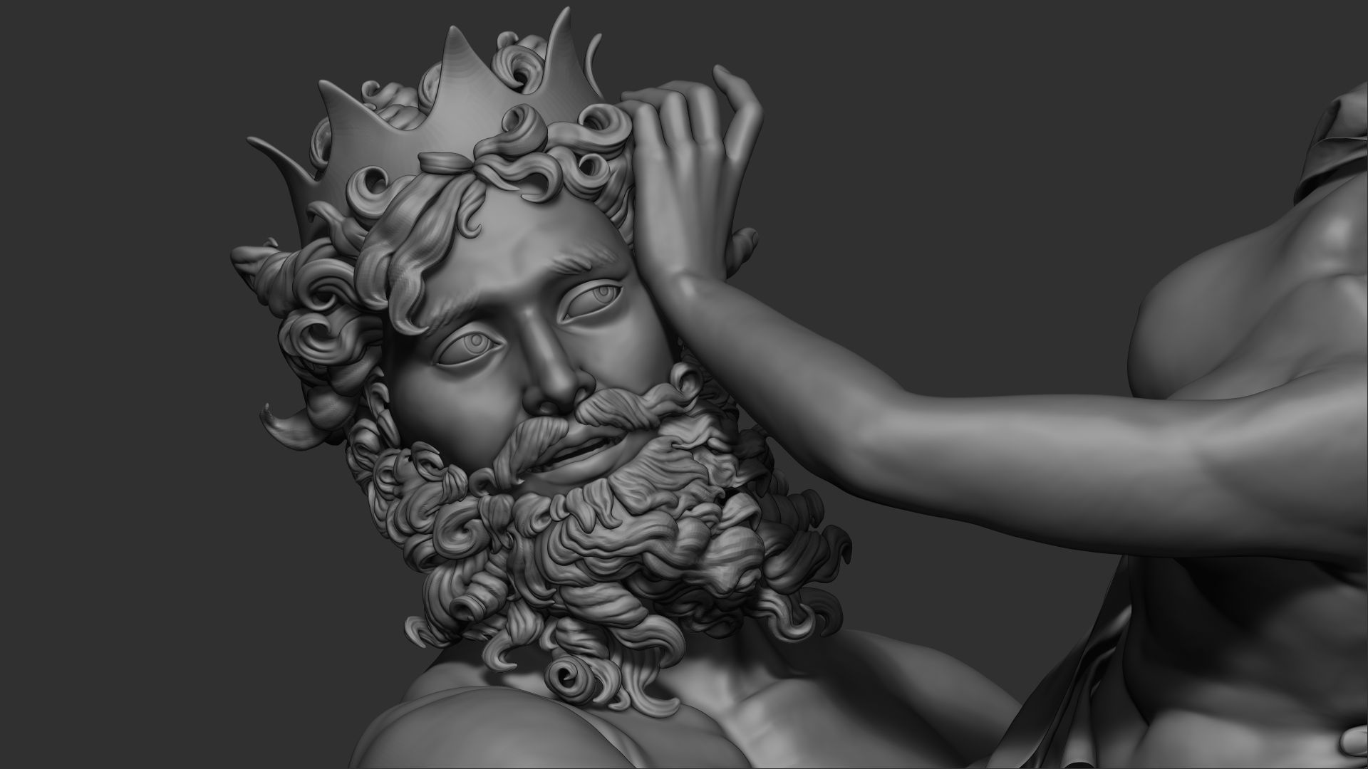 The Rape of Proserpina Sculpture 3D print model_10