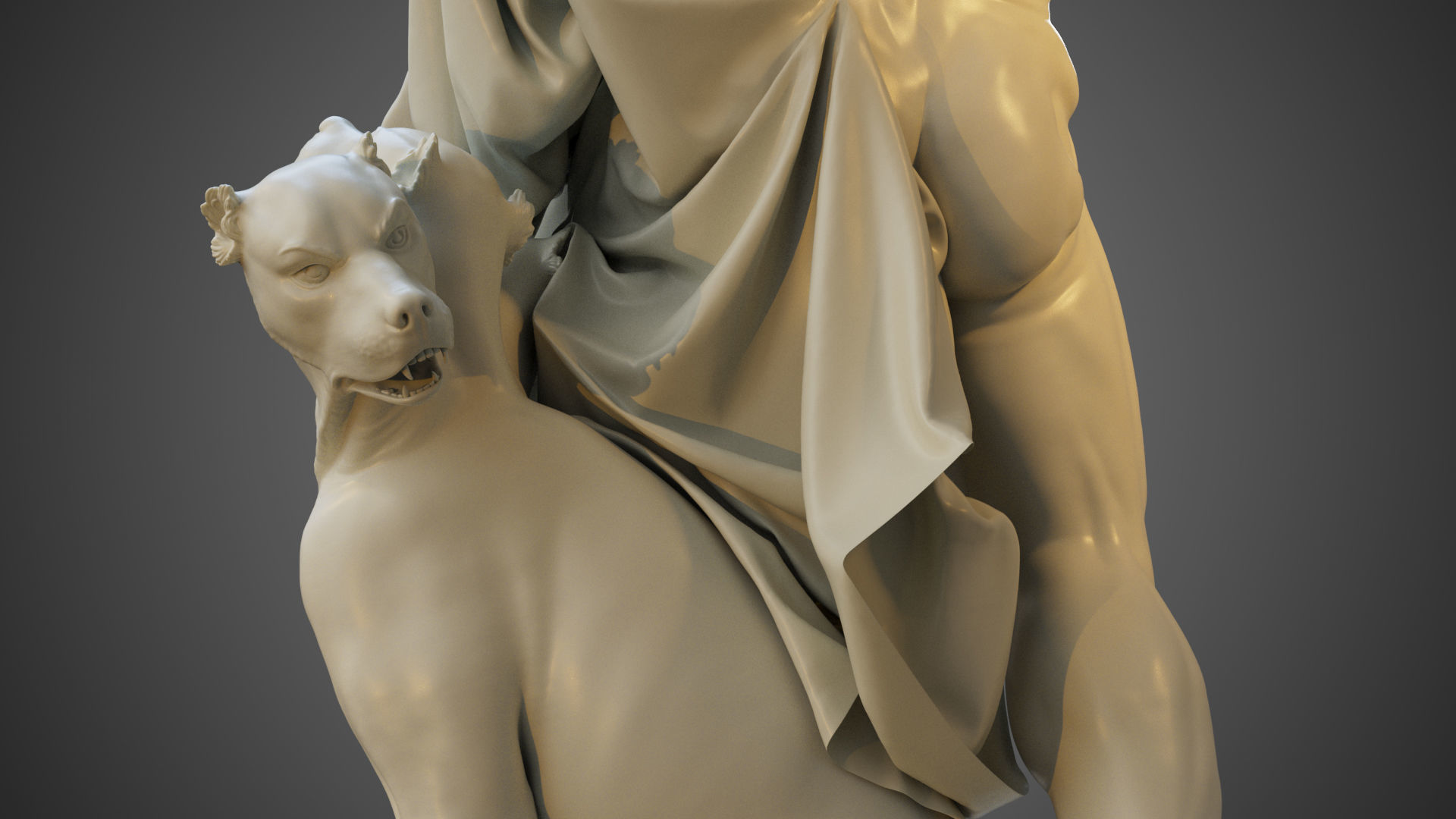 The Rape of Proserpina Sculpture 3D print model_5