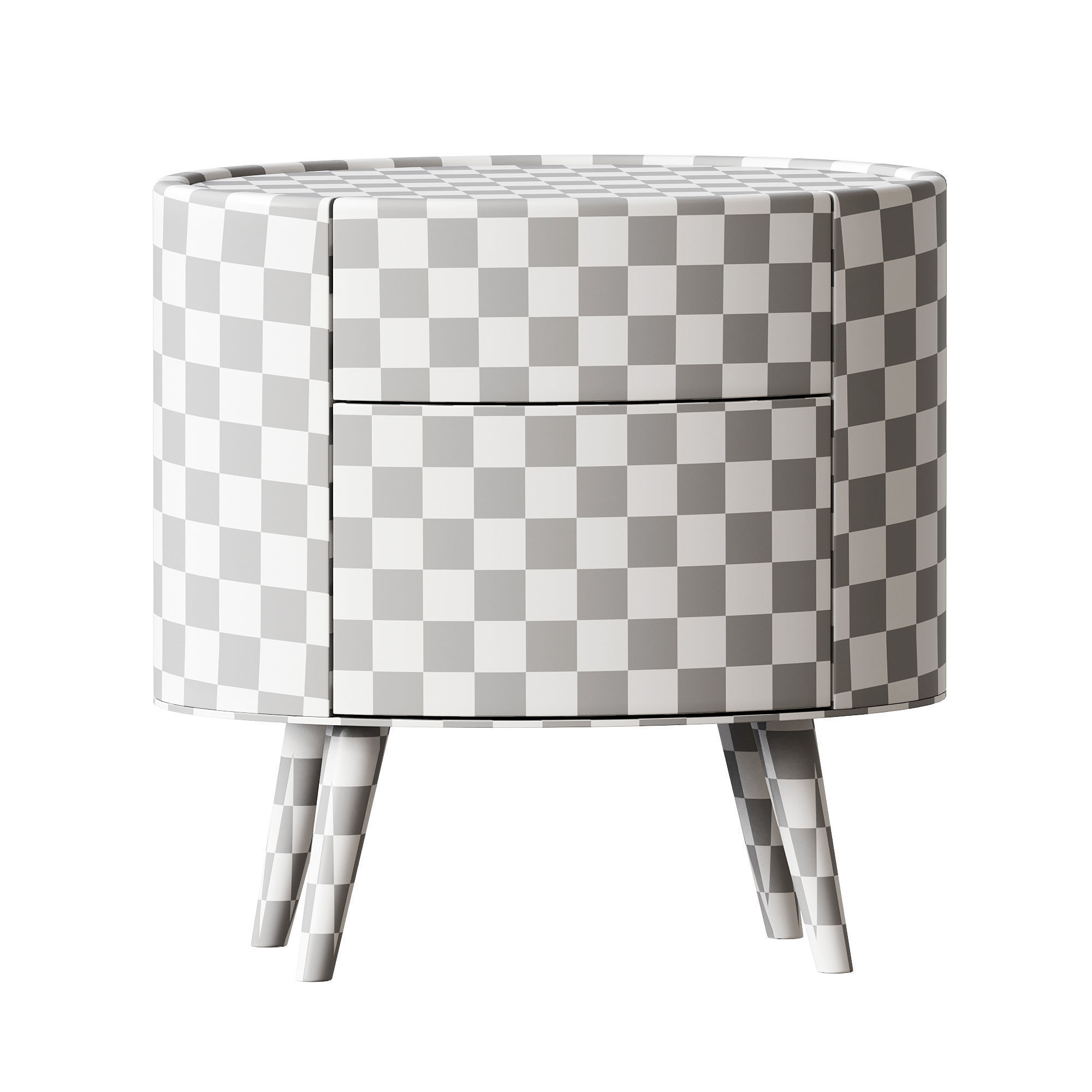Poliform Kelly Bedside Table 3D model_5
