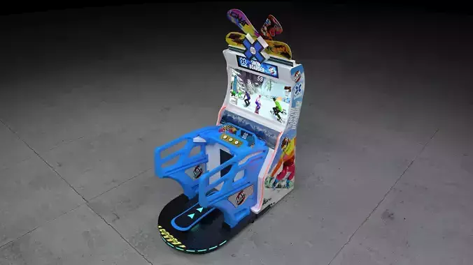 Raw Thrills X Games Snow Boarder Arcade Game