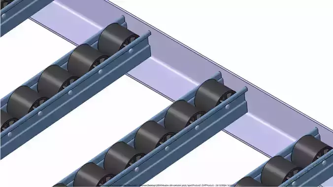 Welded mechanical furniture  3D model