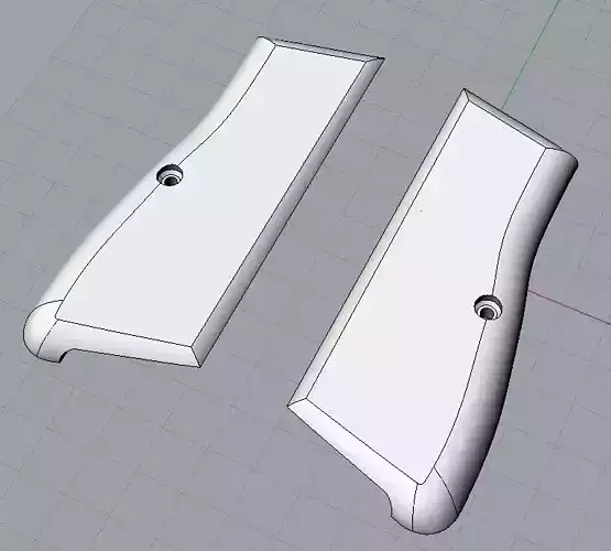 Walther PP grips 3D print model