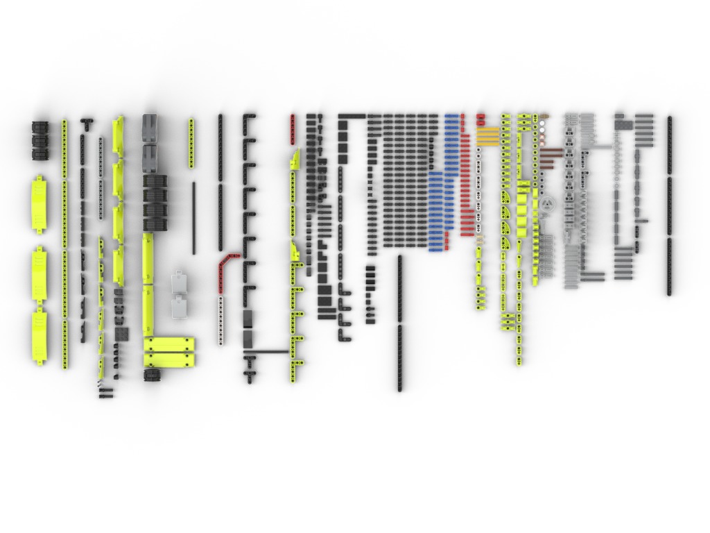 PixelBricks3D - LEGO Ford Mustang Shelby GT500  3D print model_4